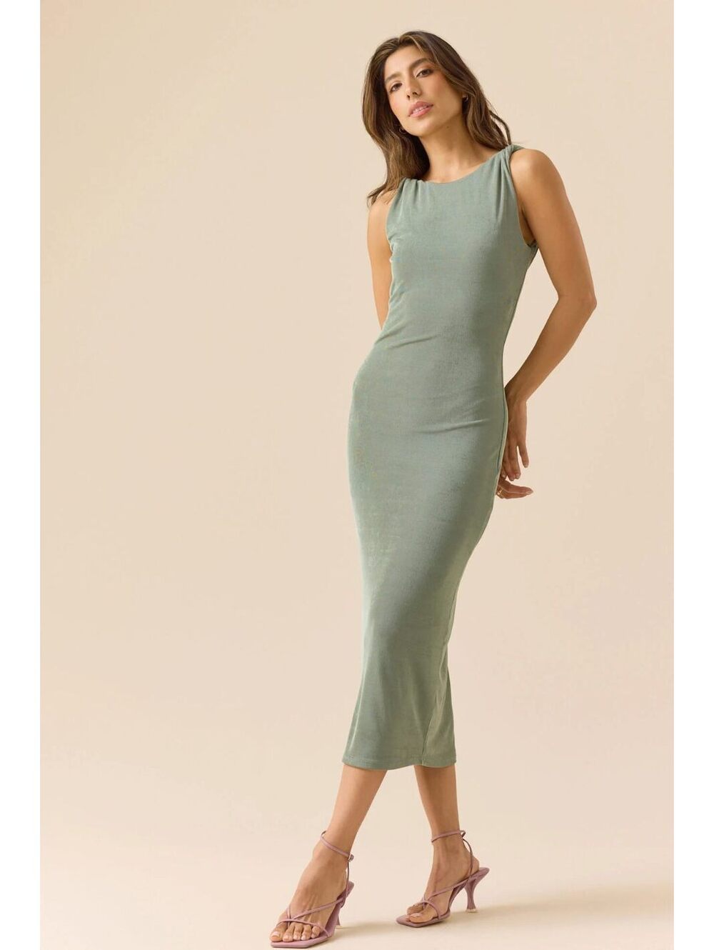 Altar'd State Trixie Green Maxi Dress Size XL NWT